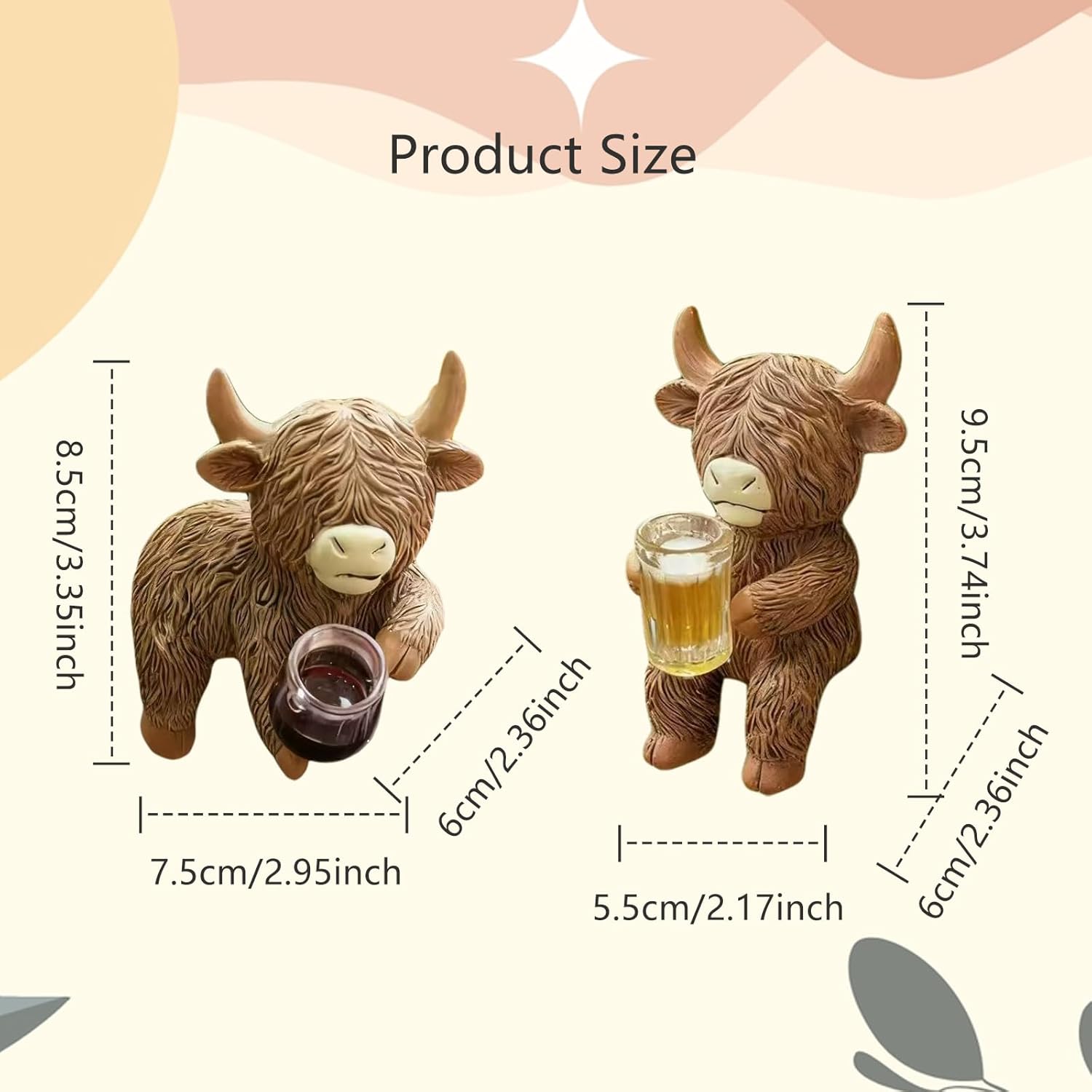 🔥🔥New Year 50% Off--Highland Cow Beer Garden Pot Buddy