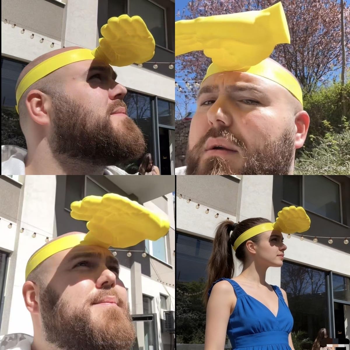 Fun Palm-Shaped Sun Hat🖐️ — Give the Sun a "High-Five" While Staying Cool