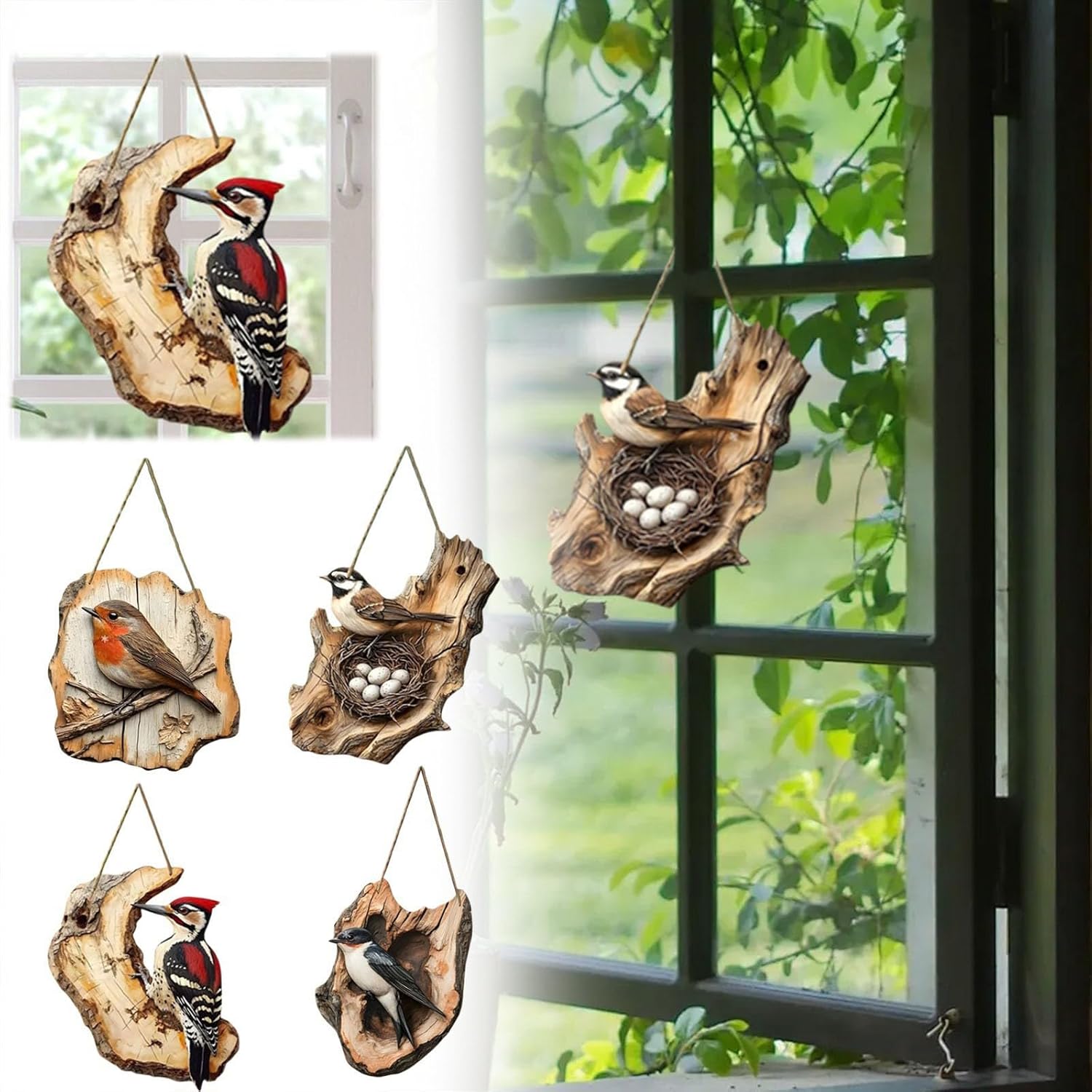 Hanging Bird Ornament for Animal Lovers Gift