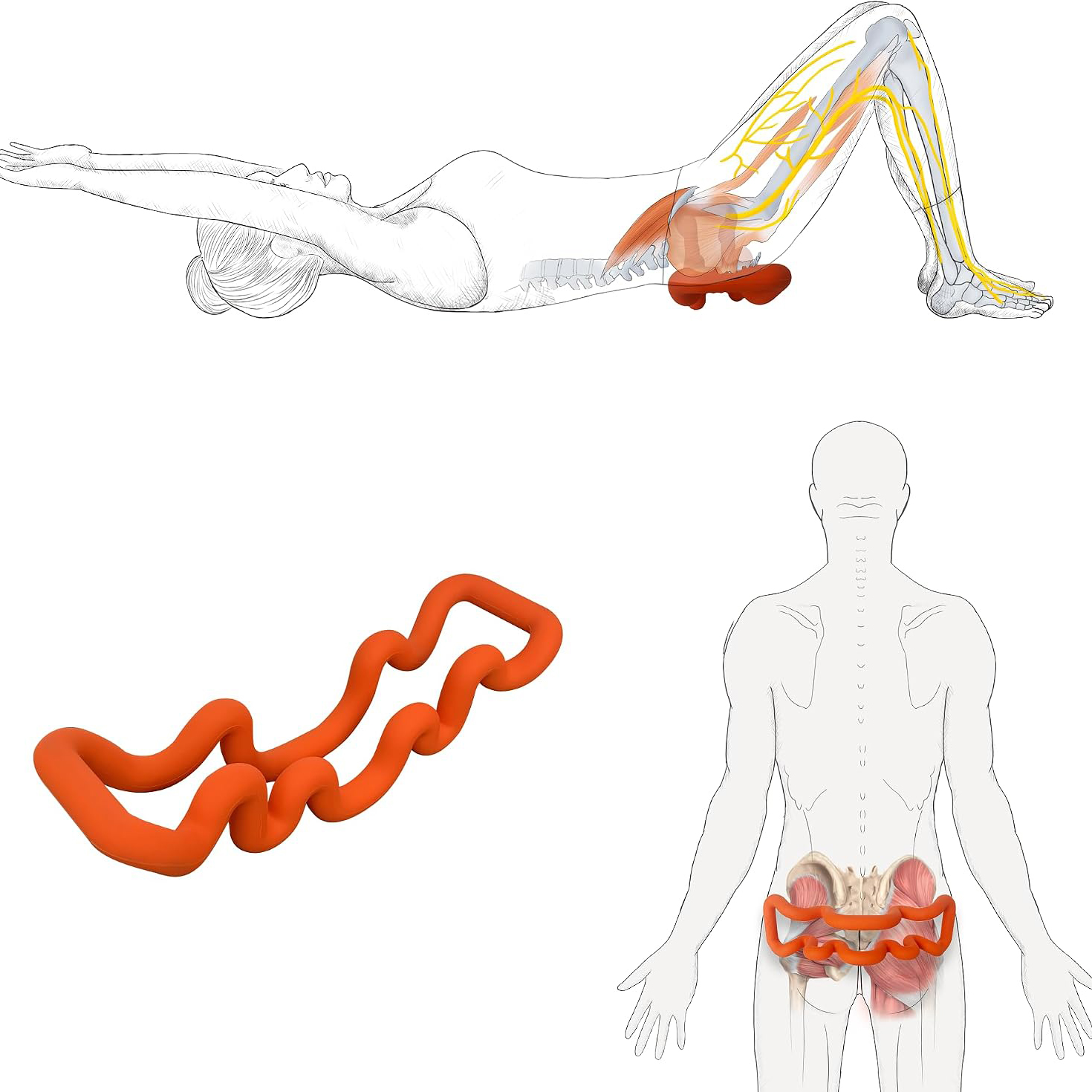 Healatia Deep Muscle Release Tool – Targeted Trigger Point Self-Massage