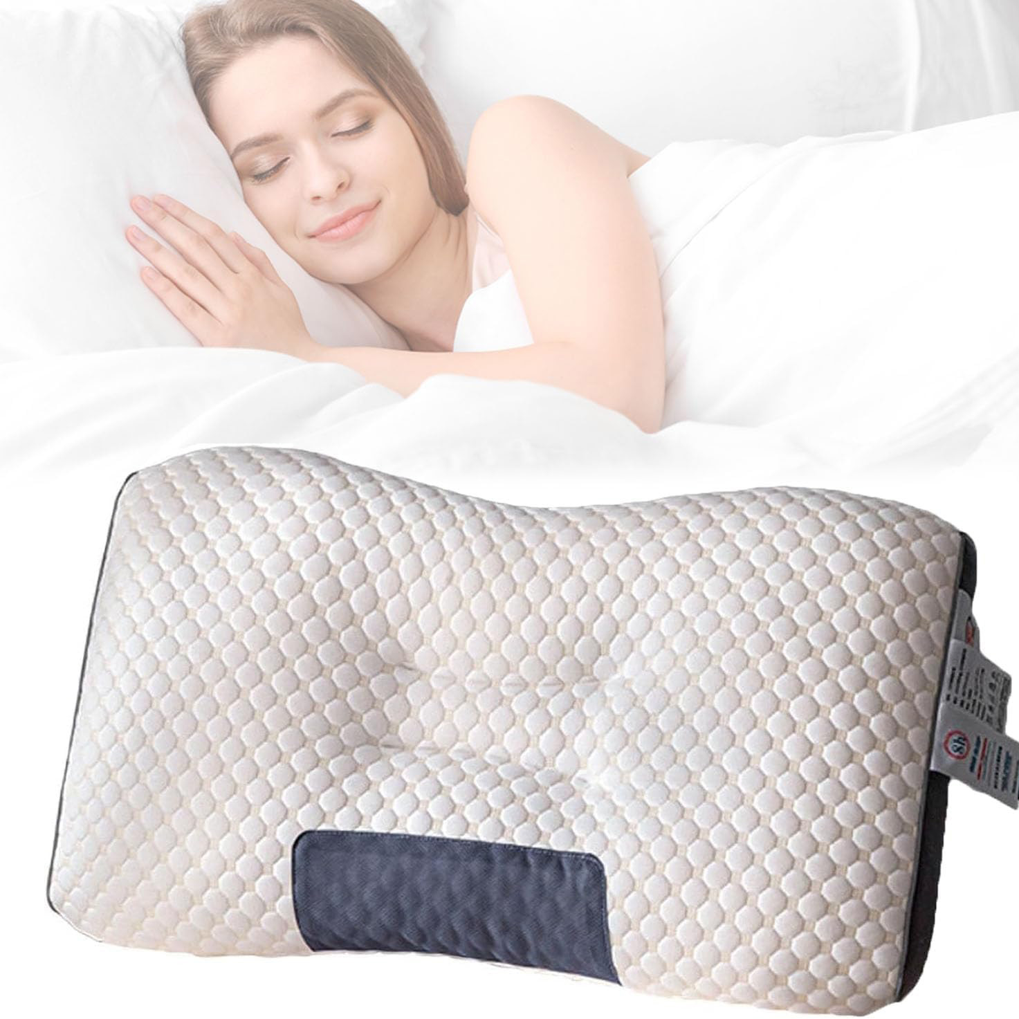 💥 Big Sale 50% OFF💥 Antibacterial Neck Support Sleep-Aid Massage Pillow