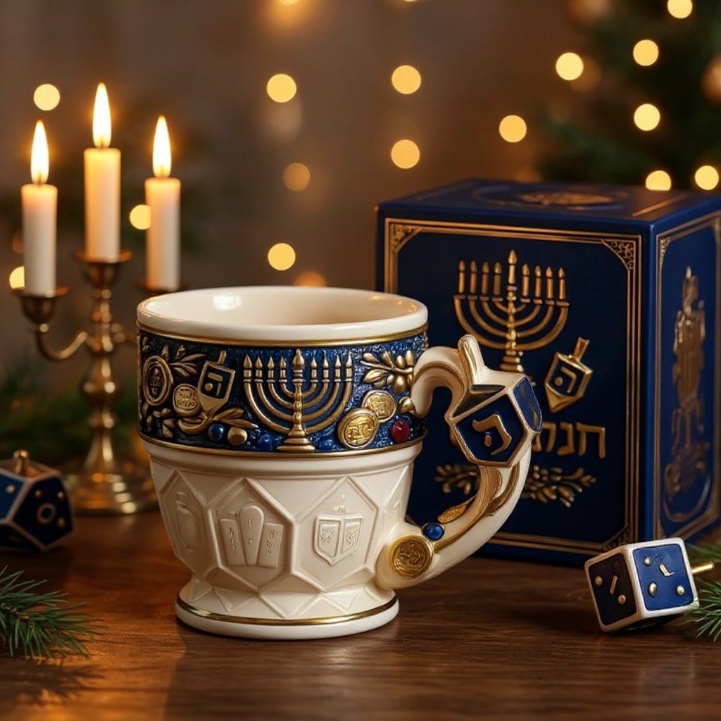 🔥Last Day 49% Off--🕎 Hanukkah Menorah Mug