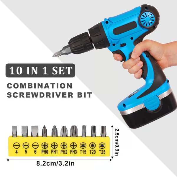 17-Piece Complete Home Flexible Drill Extension Kit