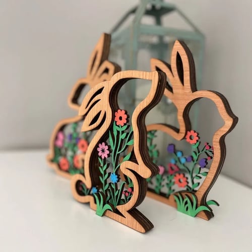 Handmade🐰Springtime Trio Easter Bunny