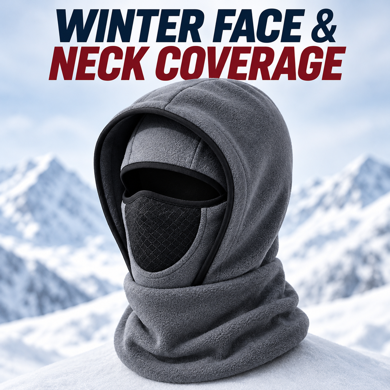 Thermal Fleece Balaclava Windproof Winter Ski Mask