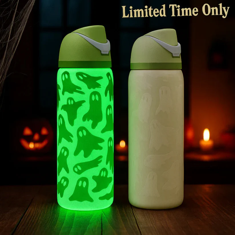 🎃Halloween Limited Edition Release 32oz Free Sip Bottle - Glow In The Dark