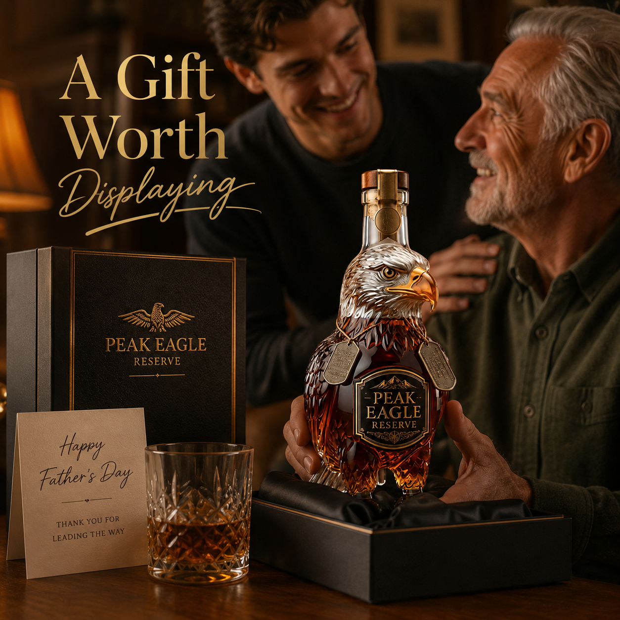 Wild Spirit Animal Whiskey Decanter – Statement Bottle for Home Bars, Collectors & Gift Giving