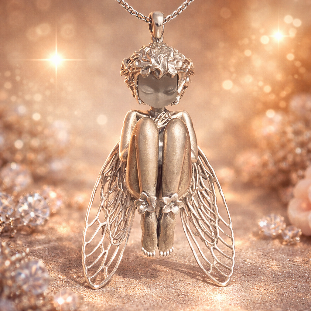 🔥Last Day 49% OFF - 🪽❤Silent Angel Pendant