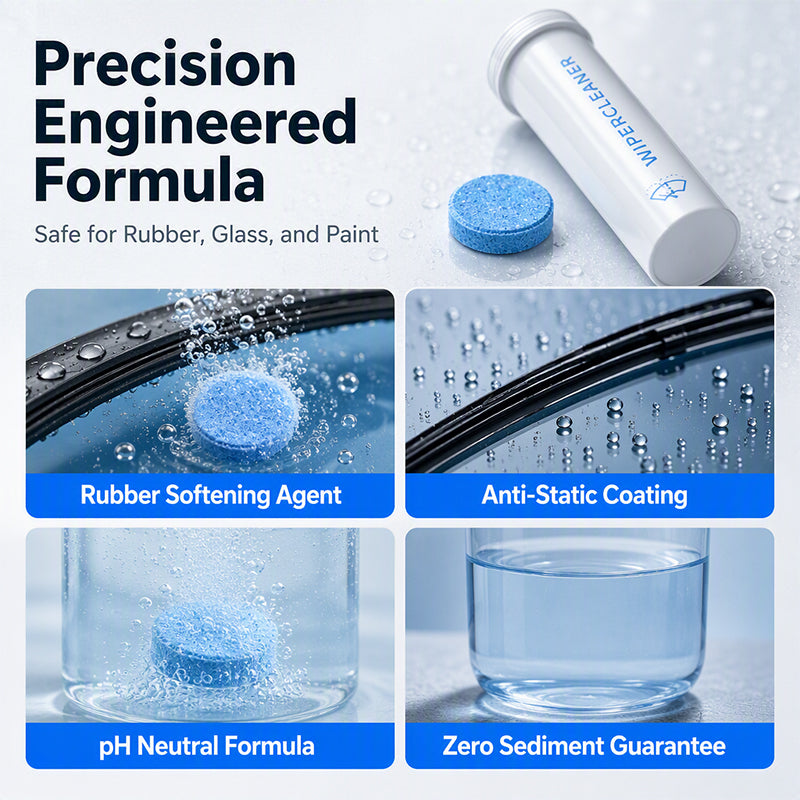 5-bottle Pack Windshield & Glass Cleaning Tablets – 75 Deep Cleaning Treatments