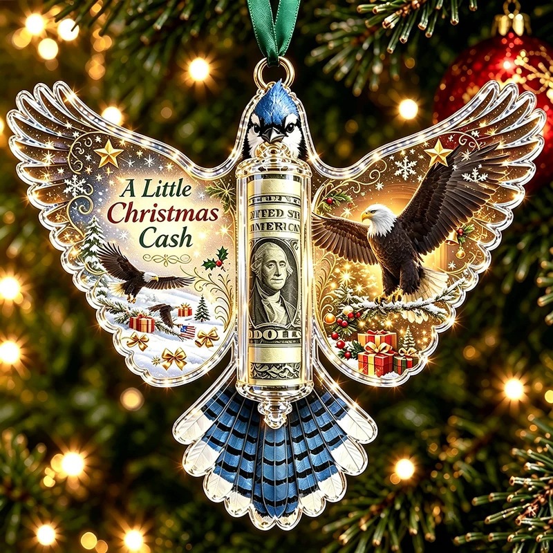 💵 Christmas Cash Gift Ornament
