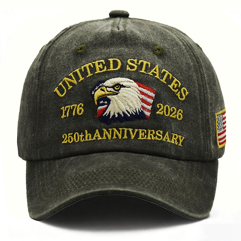 🇺🇸 USA 250th Anniversary Baseball Cap – Patriotic Pride & Casual Style ✨