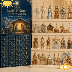 🎄 24-Day Collectible Christmas Ornament Advent Calendar