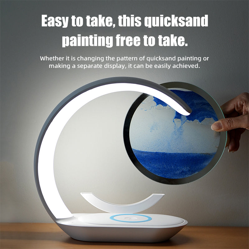 Quicksand Wireless Charging Desk Lamp