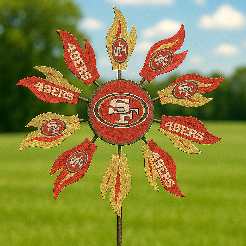 Football Team Wind Spinner