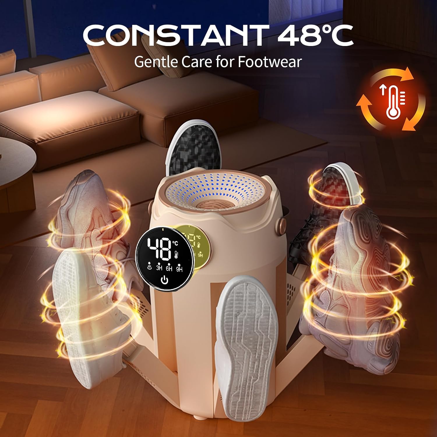 👟 360° Heated Shoe Dryer