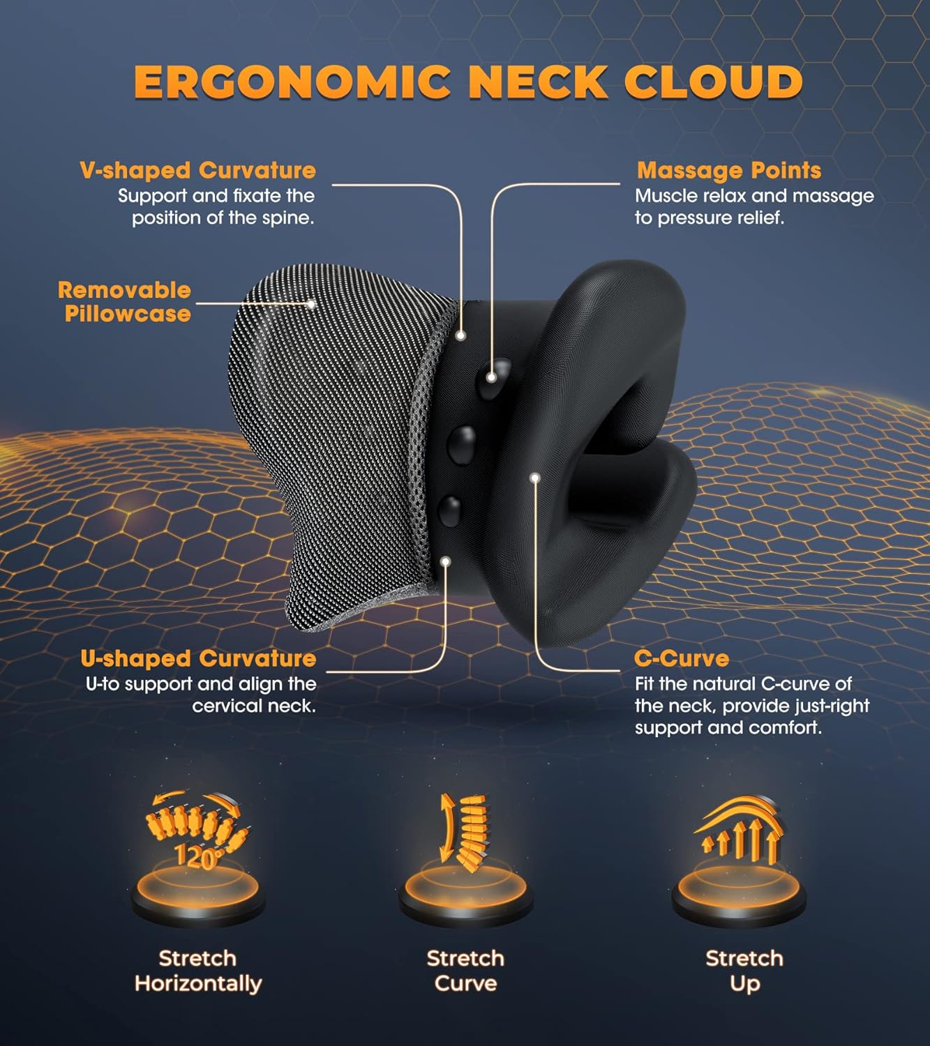 Pain Relief Neck Massager with Heat