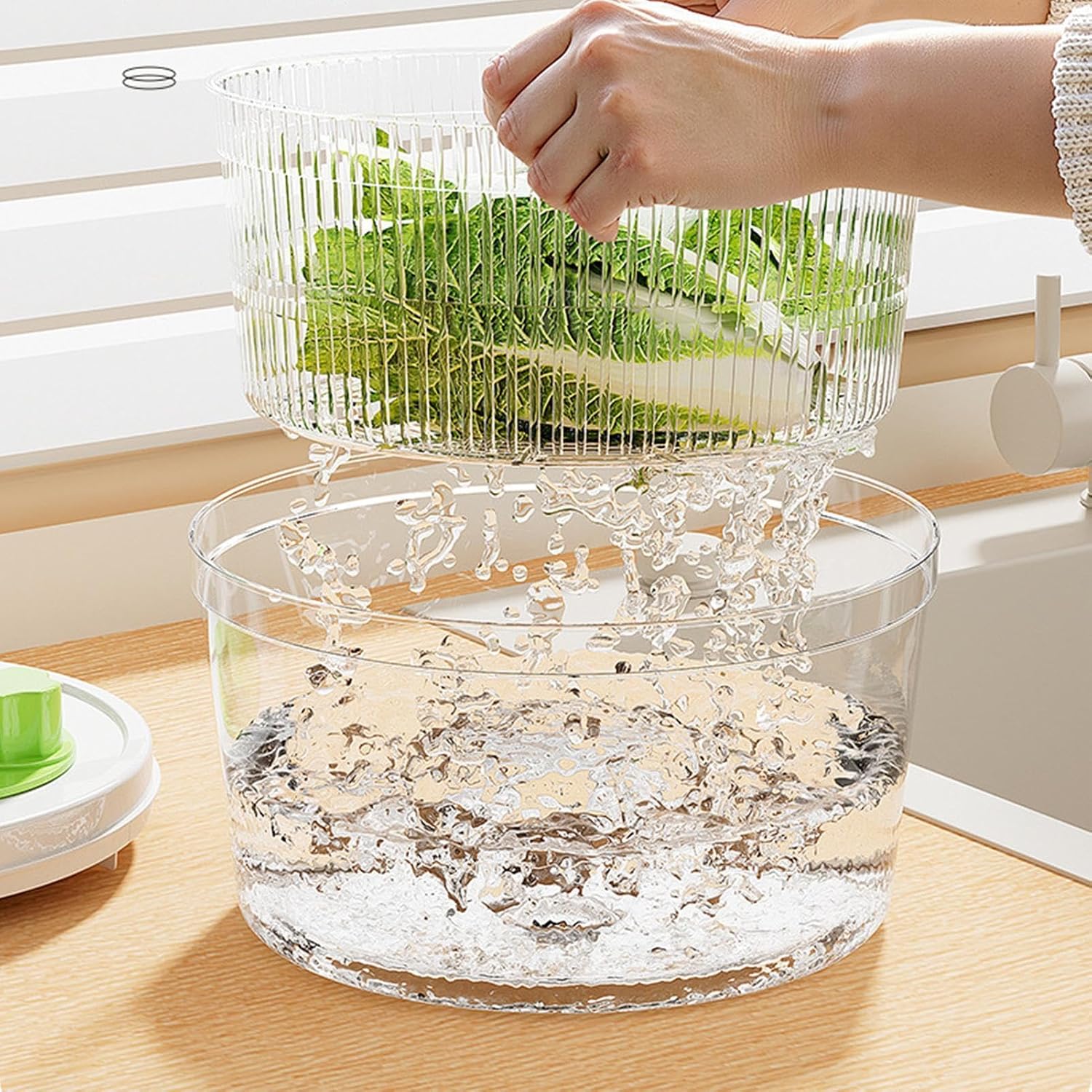 Manual Salad & Fruit Spinner