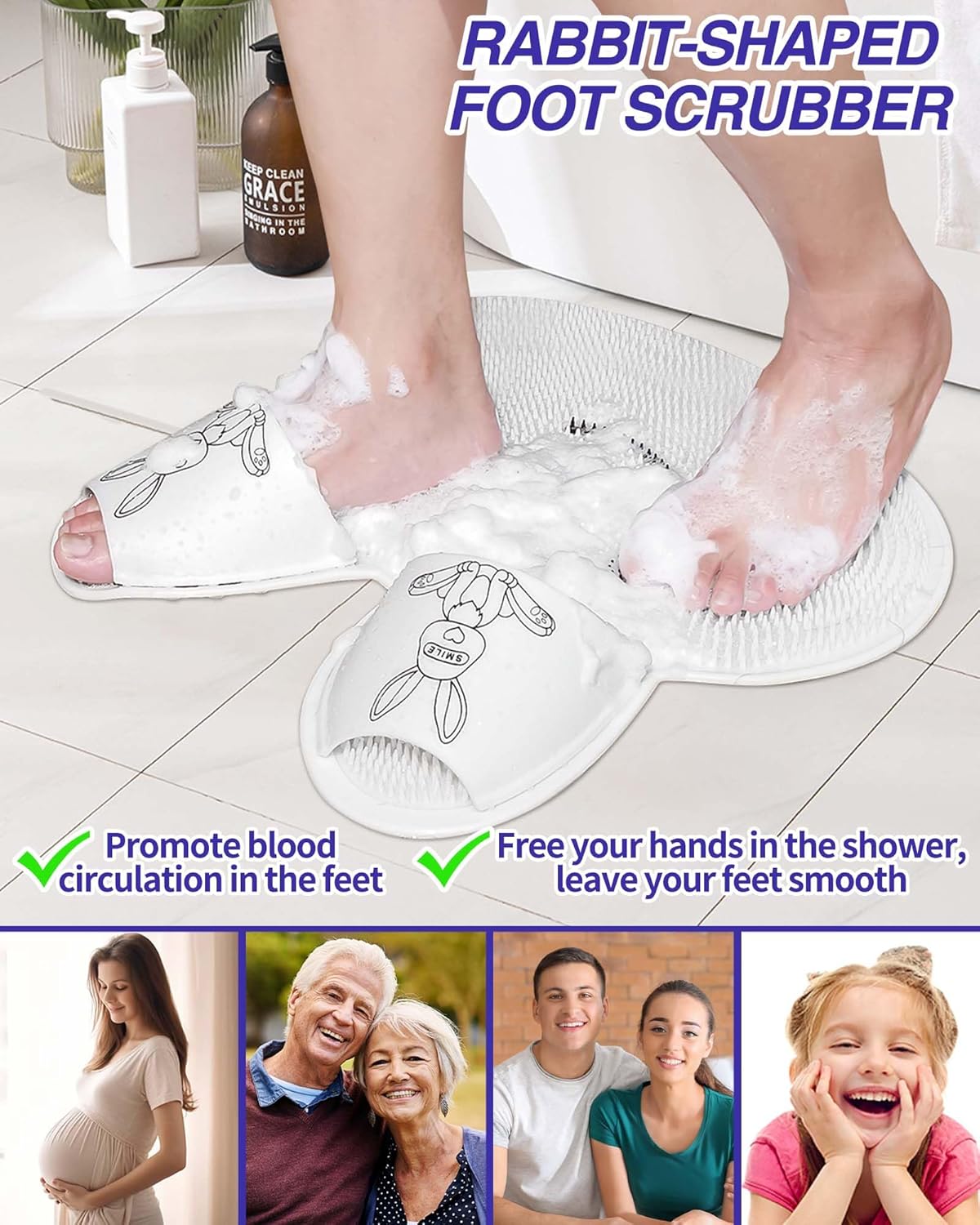 Bunny Foot Spa Mat