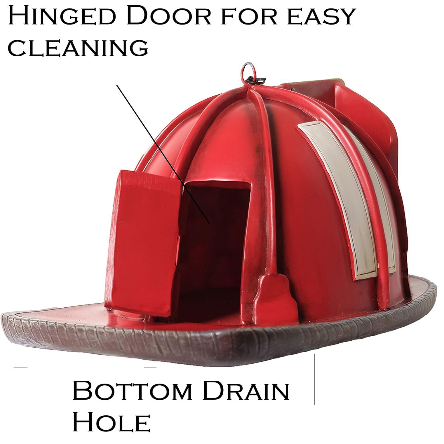 🚒 Honor the Heroes: Vintage Firefighter Helmet Birdhouse