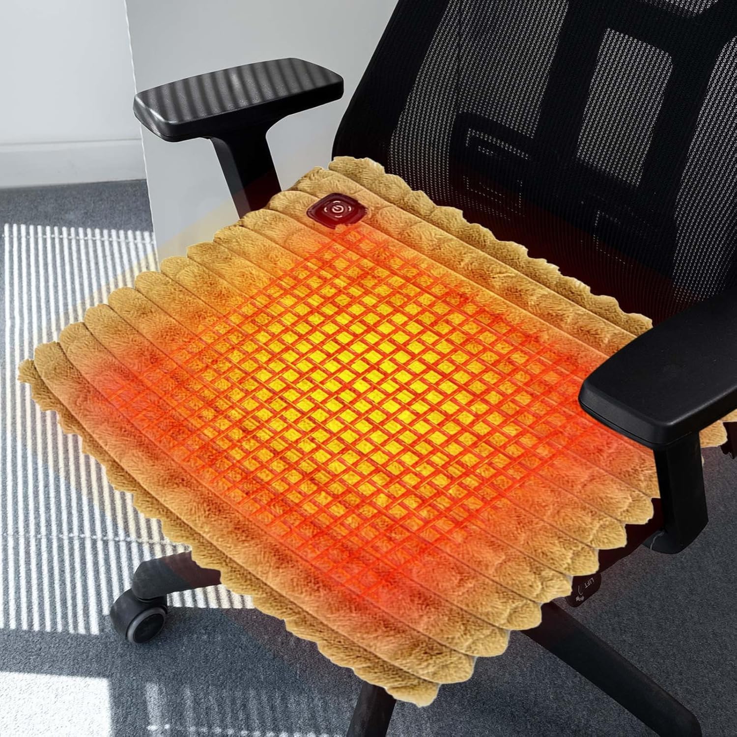 Rechargeable Heating Pad for Office Chair Car Seat