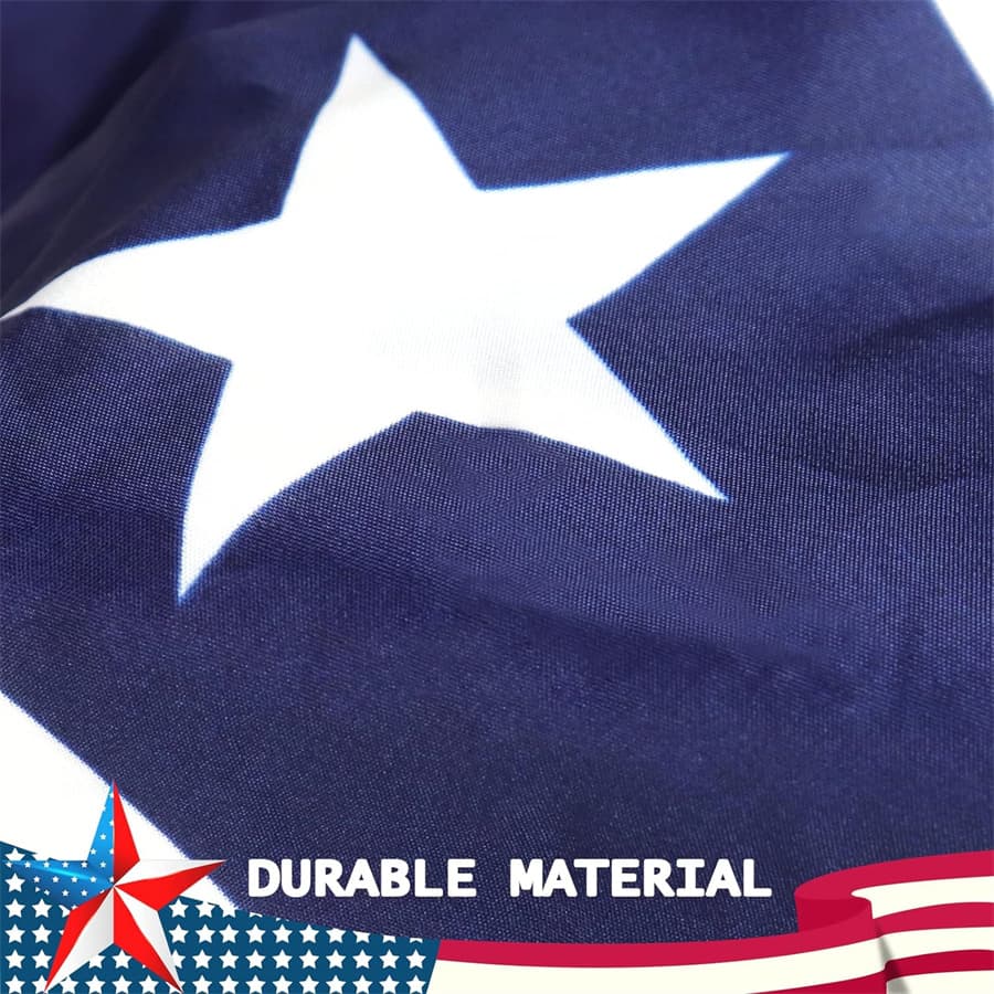 American Patriotic Pleated Fan Flag