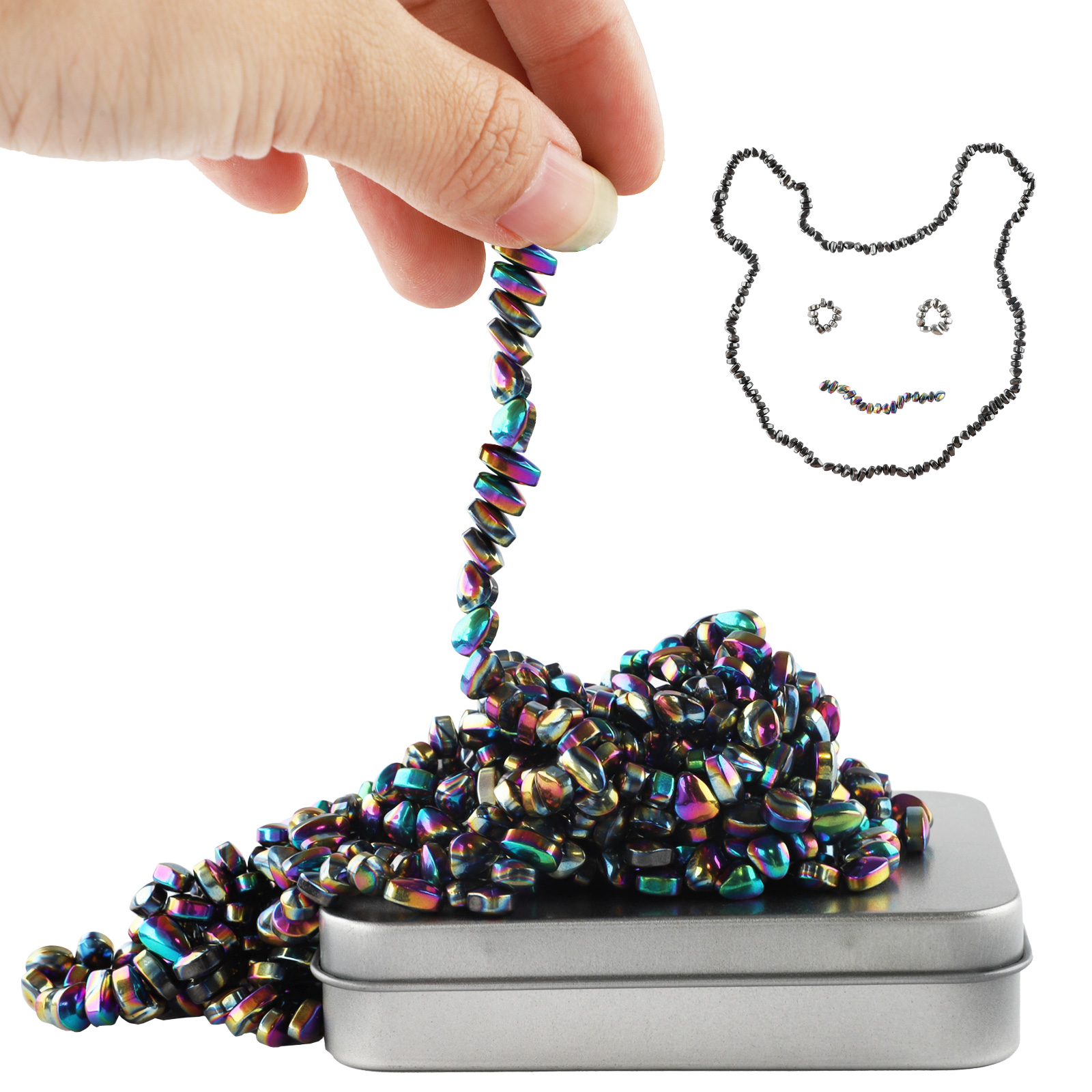 Fidget Toys for Adult, Weak Ferrite Putty Desk Toys 