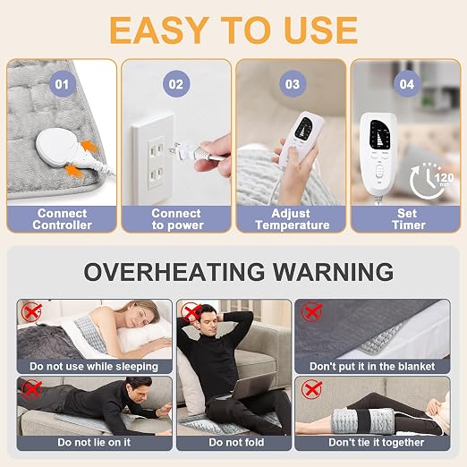 🔥 XL Electric Heating Pad