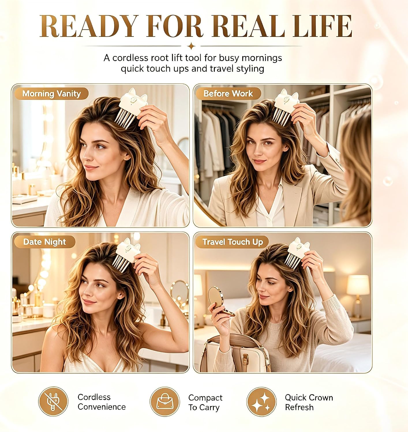 Heated Root Lift Hair Clip