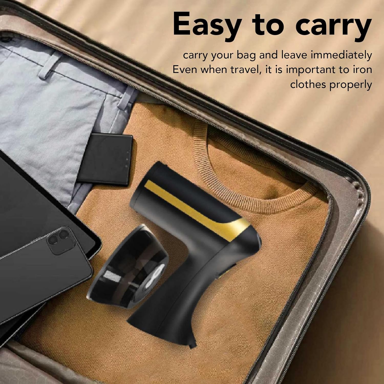 Powerful Handheld Garment Steamer - Ironing Faster and Easier