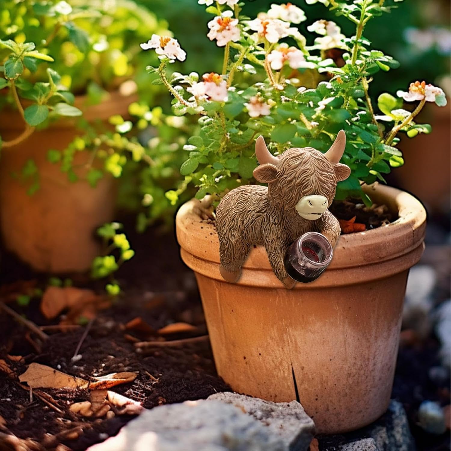 🔥🔥New Year 50% Off--Highland Cow Beer Garden Pot Buddy