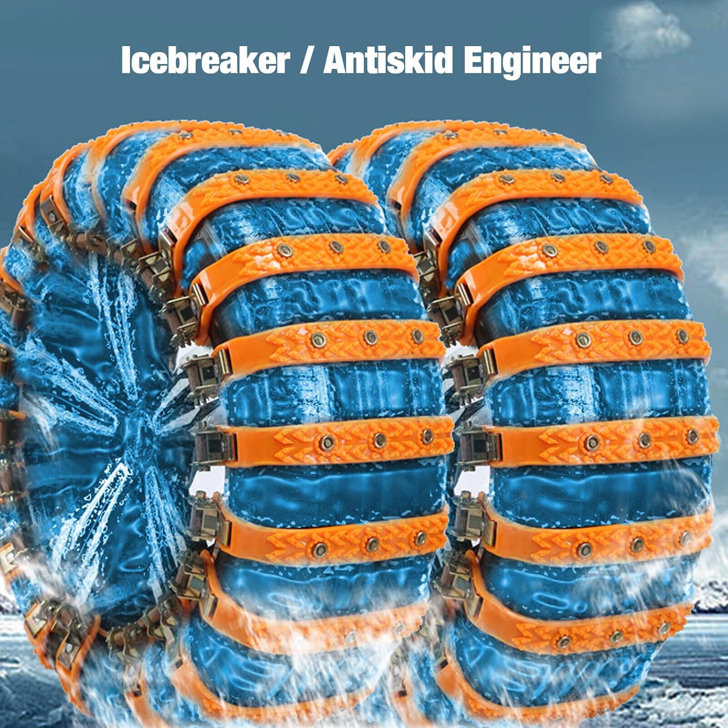 🔥2025 Winter Hot Sale🔥Universal Reusable Anti-skid PE Tire Chains