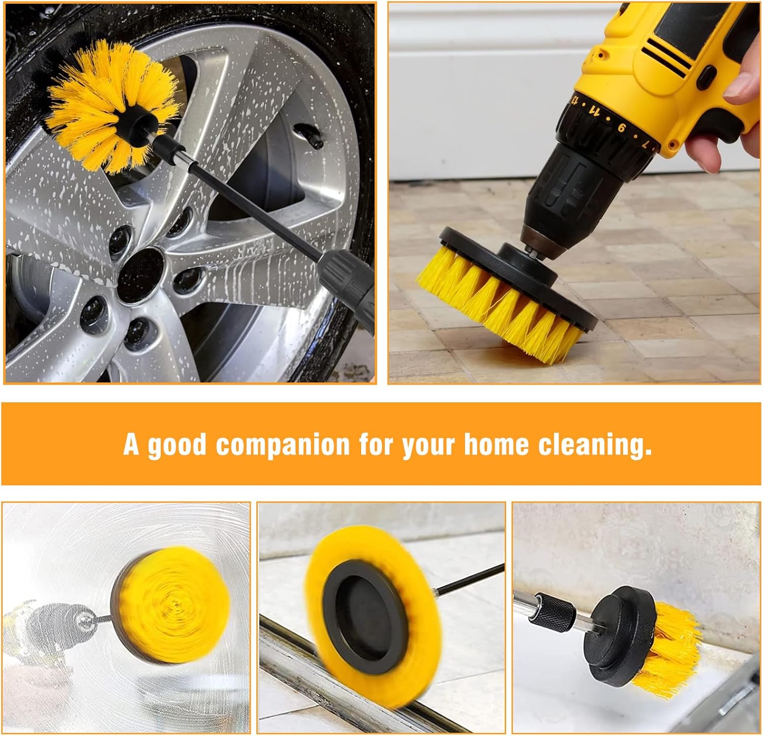 🔥HOT SALE 49% OFF🔥Multifunction Drill Brush Set