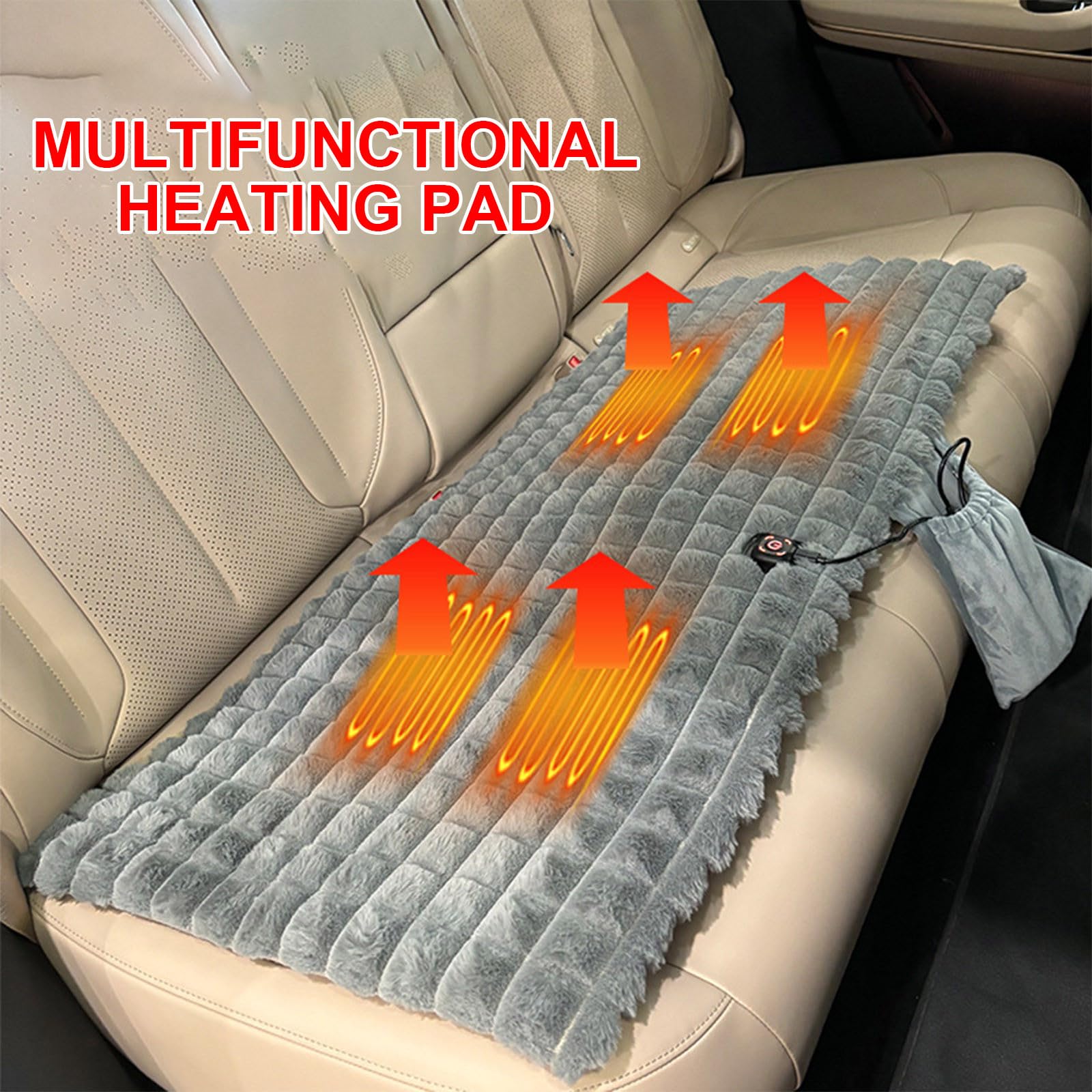 Rechargeable Heating Pad for Office Chair Car Seat