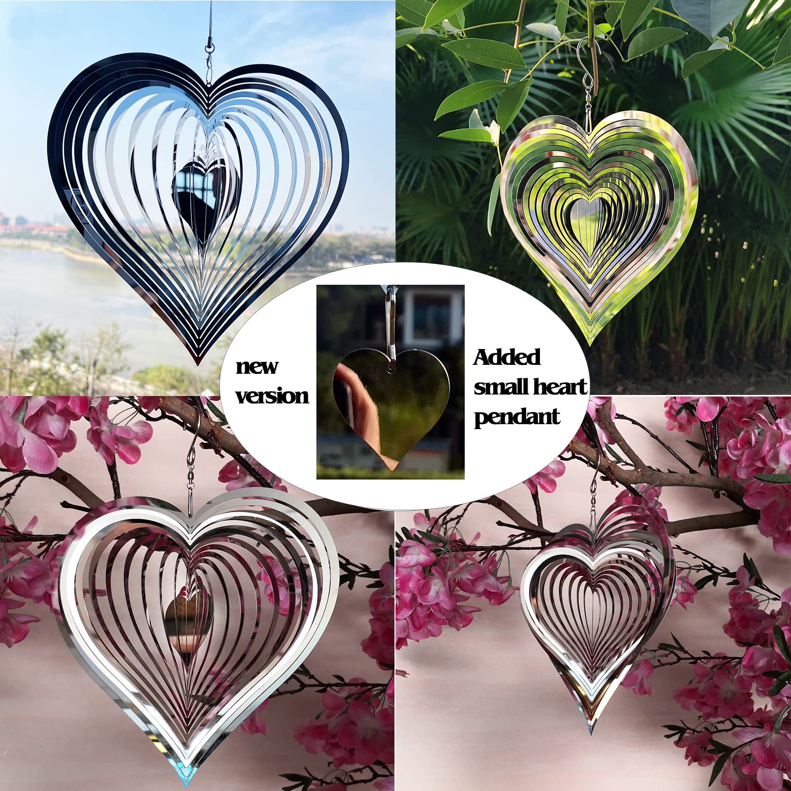 ❤️2025 Valentine's Day Hot Sale-Heart Wind Spinner