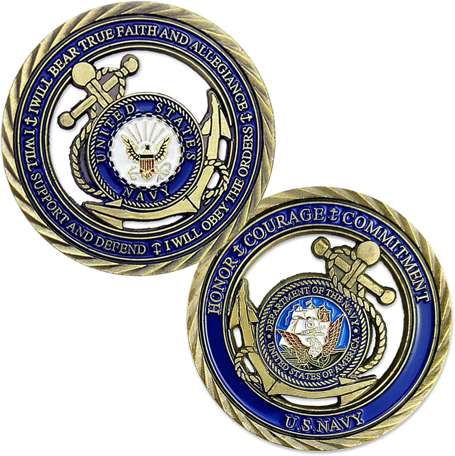 U.S. Military Challenge Coin - Thank You For Our Freedom Coin