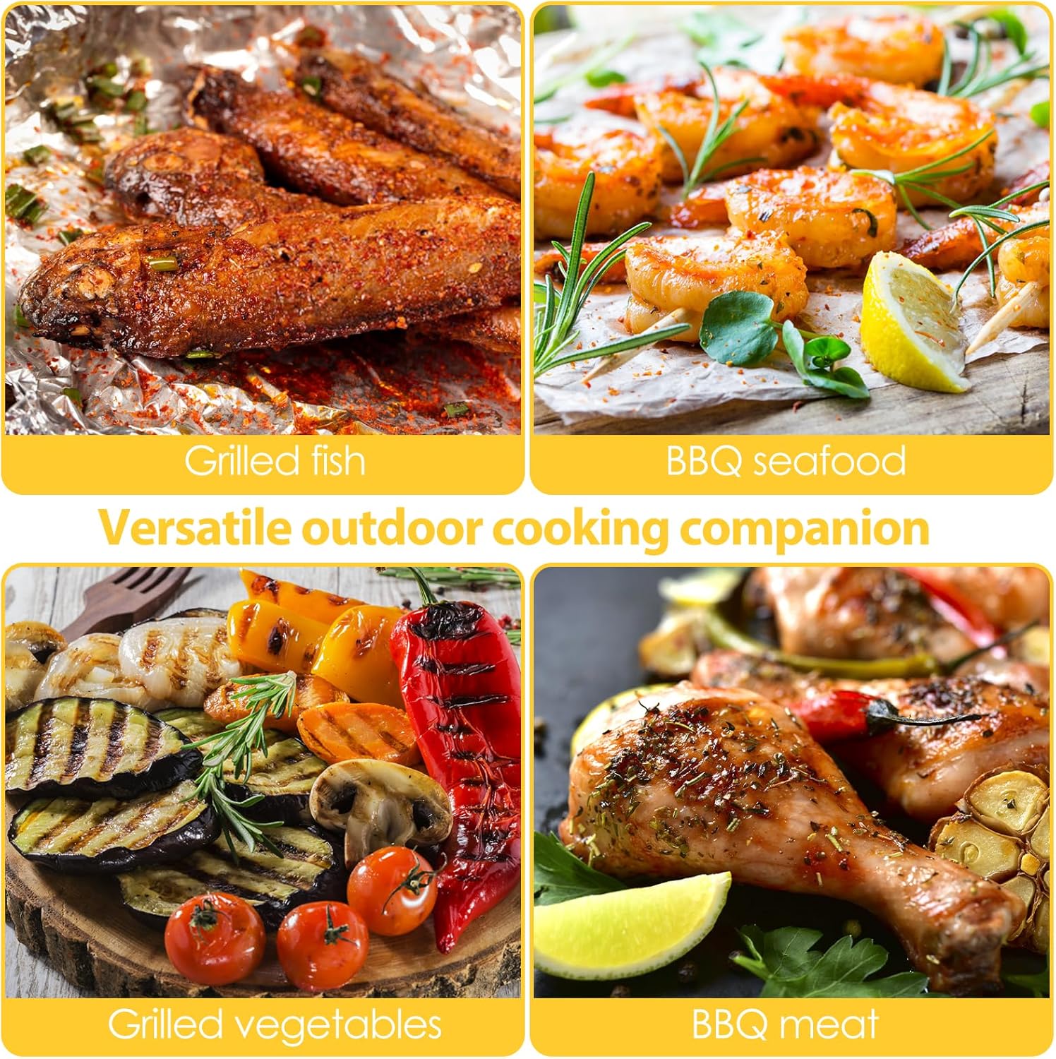 Side-Opening Rolling Nesting Grill Baskets