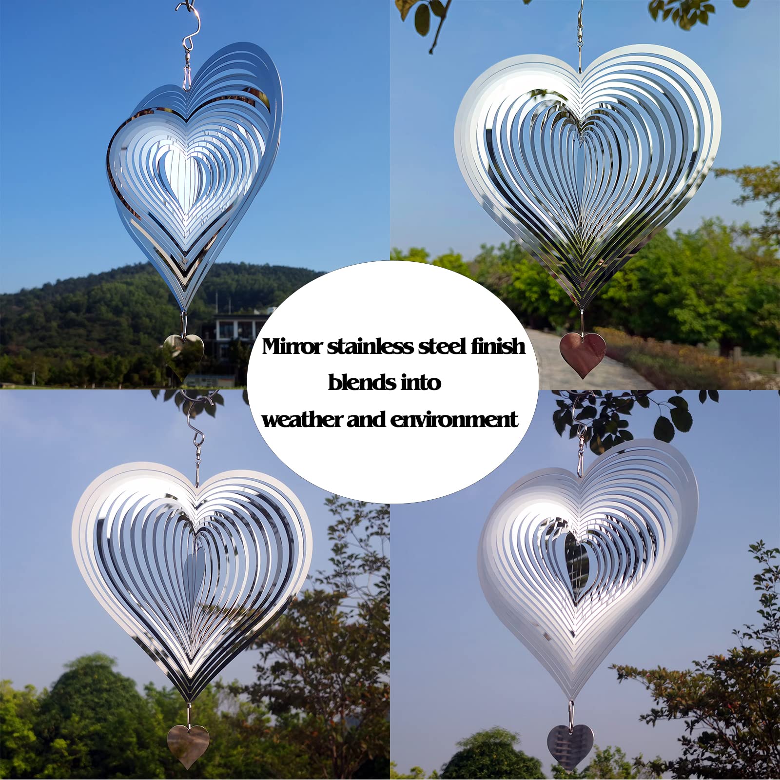 ❤️2025 Valentine's Day Hot Sale-Heart Wind Spinner