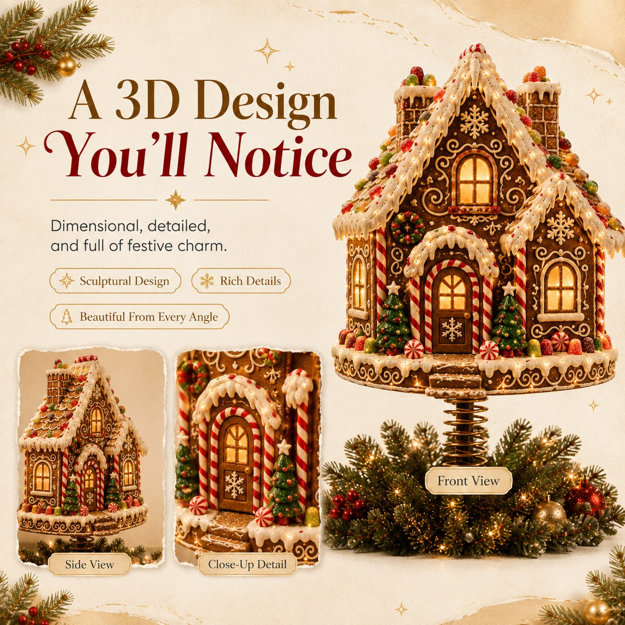 ⏳ Last Day 49% OFF – 🎅 Lighted Christmas Tree Topper Collection ✨