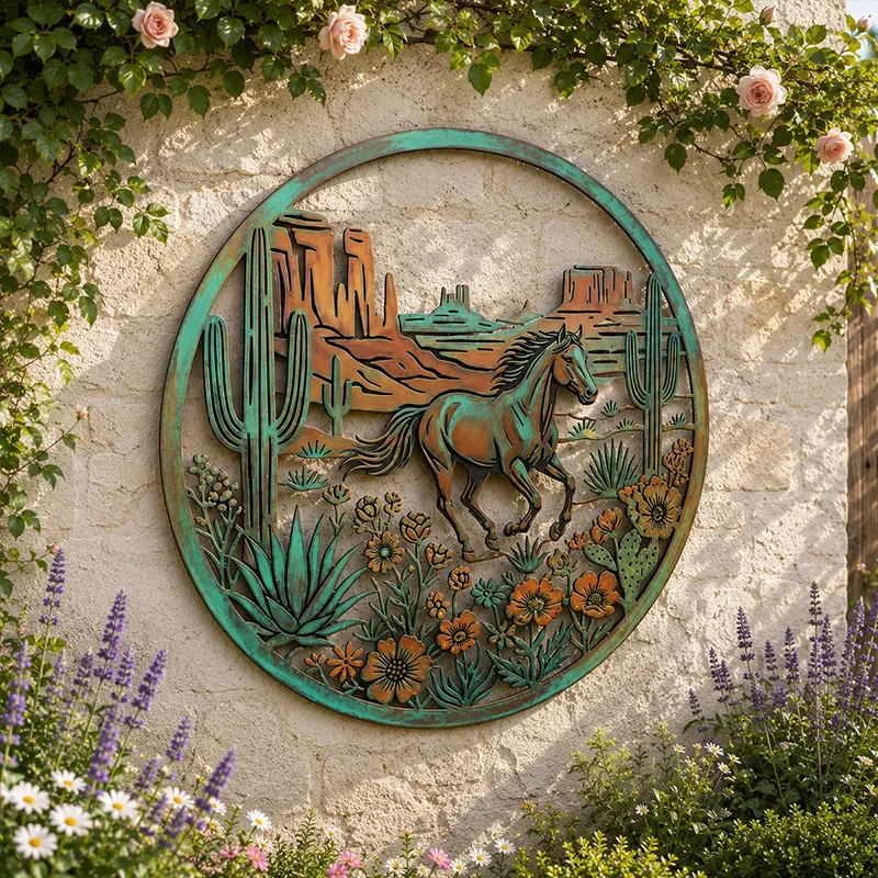🐴Western Horse Desert Garden Wall Decor