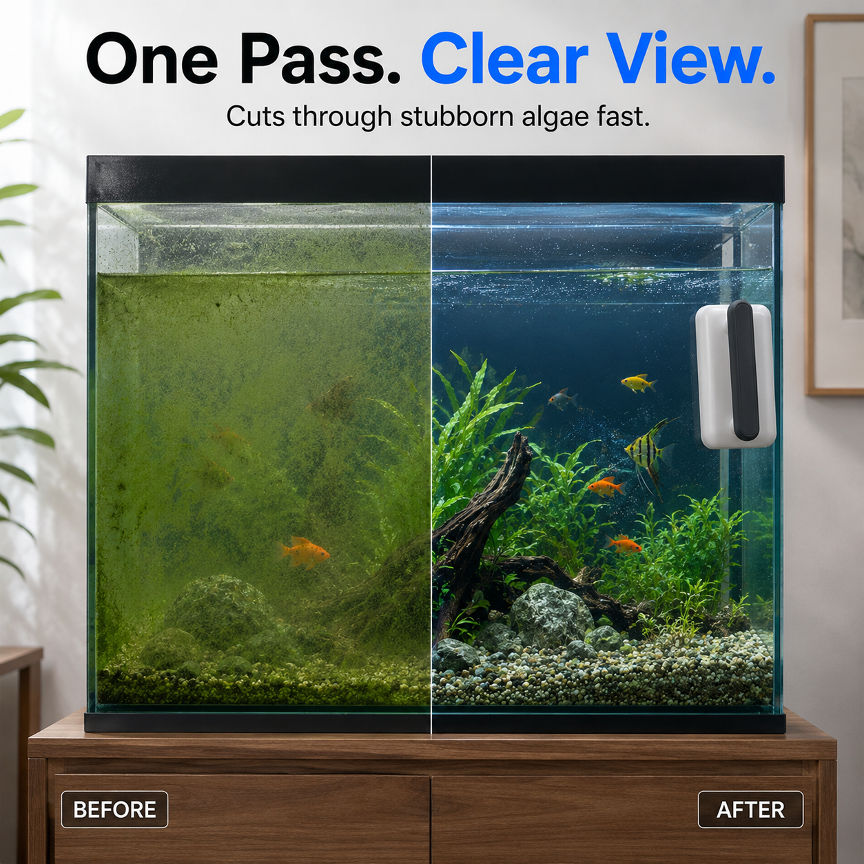 🎁2026 New Arrivals 49% OFF💥Magnetic Aquarium Glass Cleaner Tool