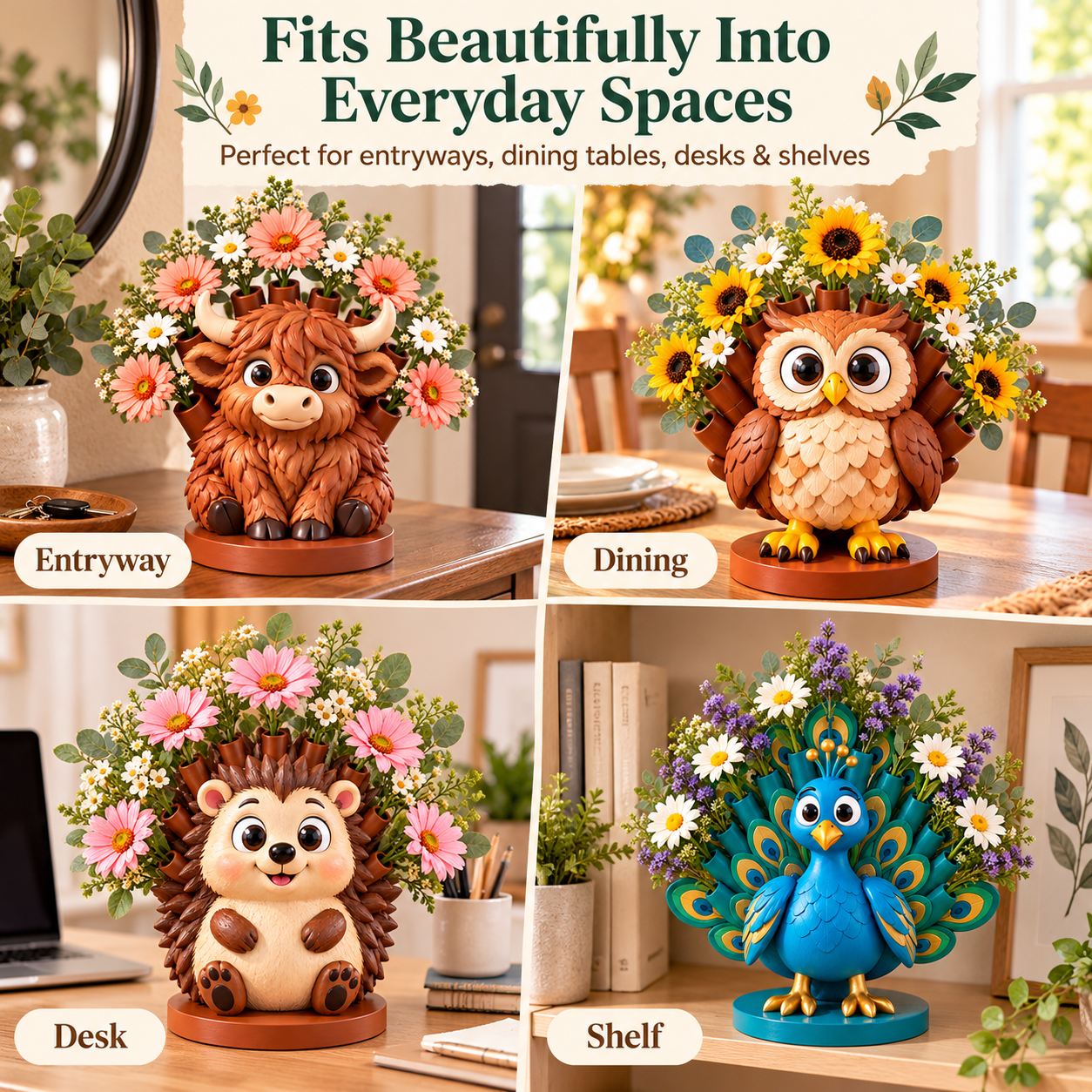 Whimsical Animal Decorative Holder