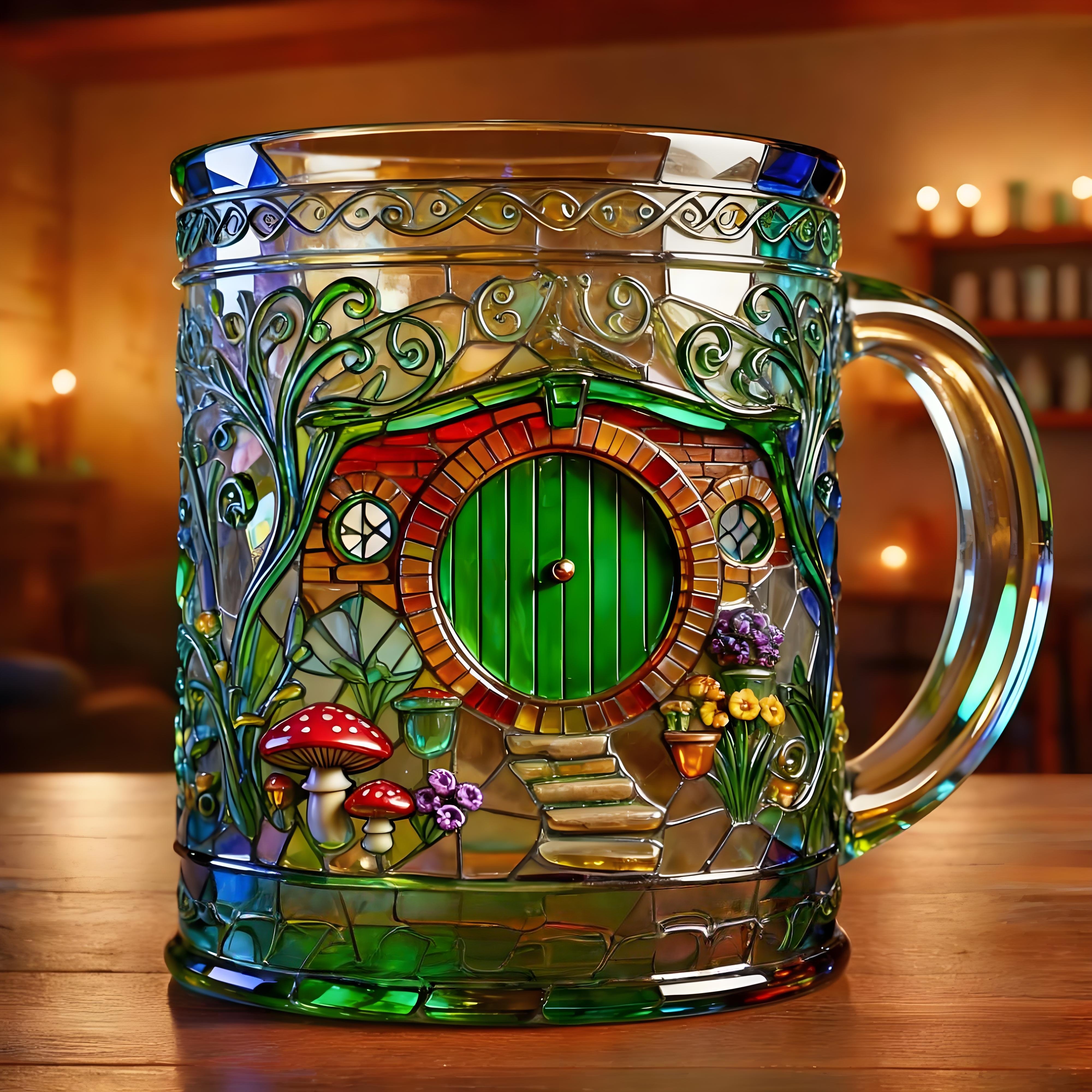 🍃 The Shire Glass Mug ✨