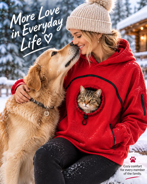 Pet Carrier Hoodie