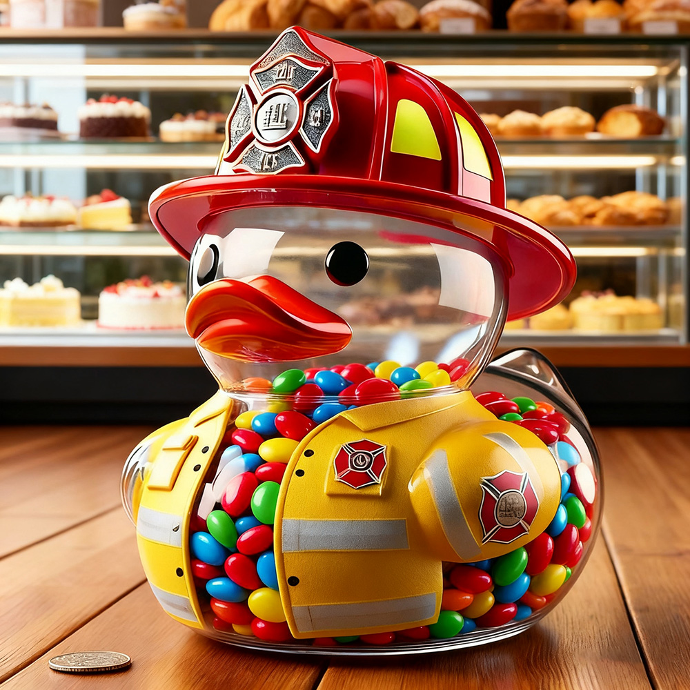 Everyday Hero Duck Candy Jar