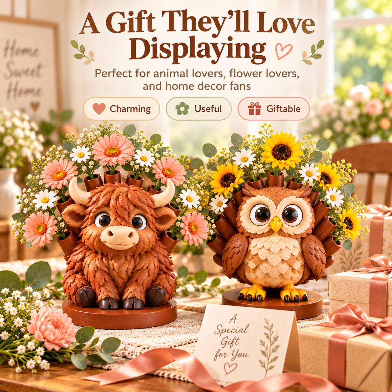 Whimsical Animal Decorative Holder