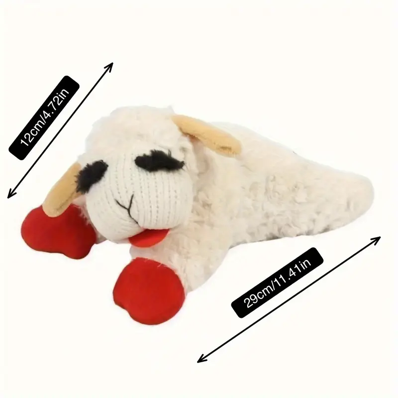 Lamb Chop Dog Squeaky Plush Toy