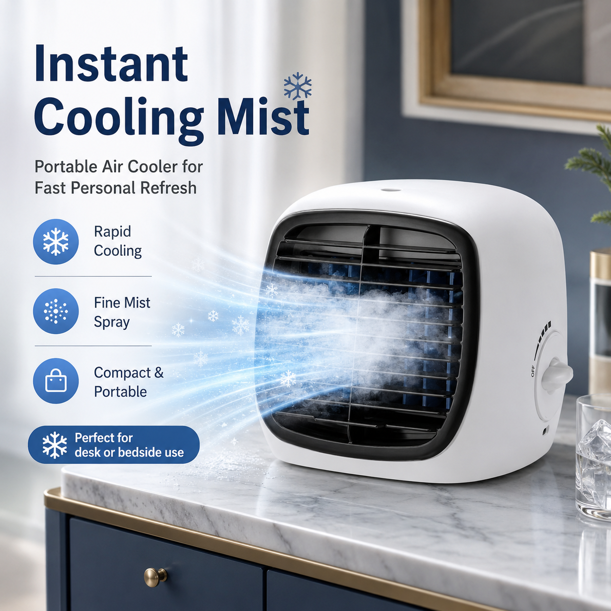 ❄️Silent Spray Super-Powerful Air Cooler