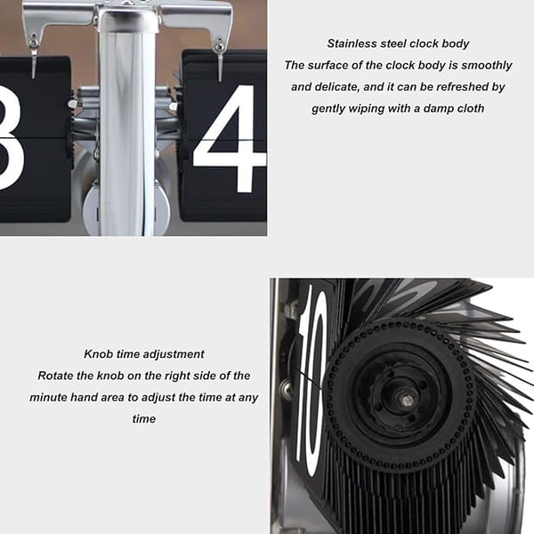 🕛Large Retro Style Flip Desk Clock