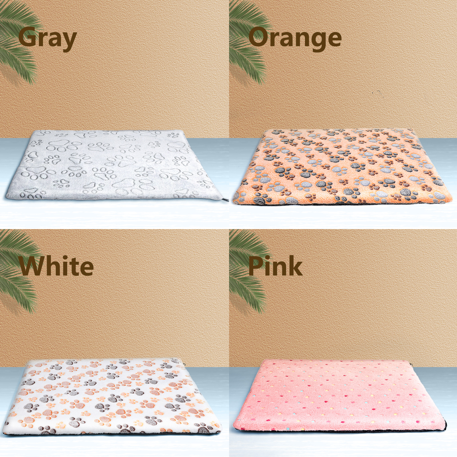 Self Warming Pet Bed Self Heating Pet Mat for Indoor Outdoor