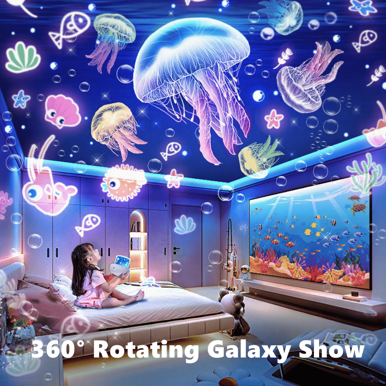 🎥Star Projector with 360 Rotating